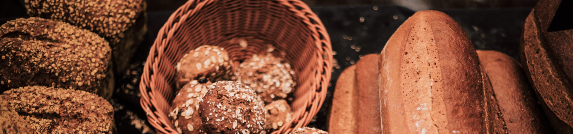 Gebakken brood uit een bakkerij