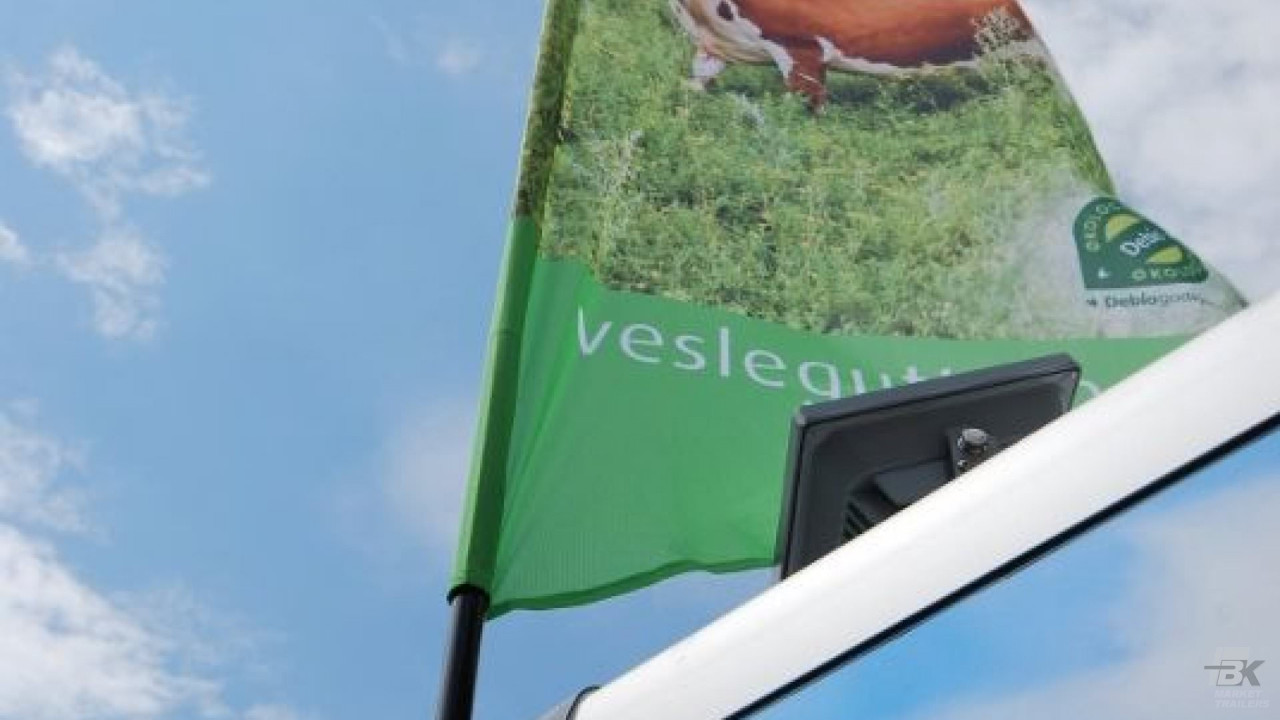 Vlag met reclame van VesleGutt
